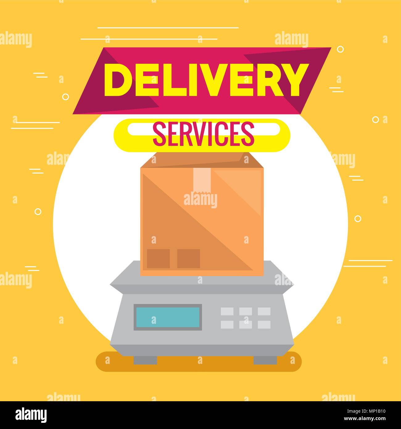 Postal service weight scale hi-res stock photography and images - Alamy