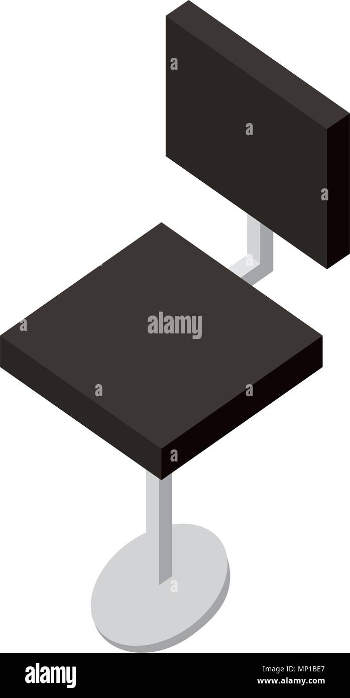 office chair furniture equipment isometric Stock Vector Image & Art - Alamy