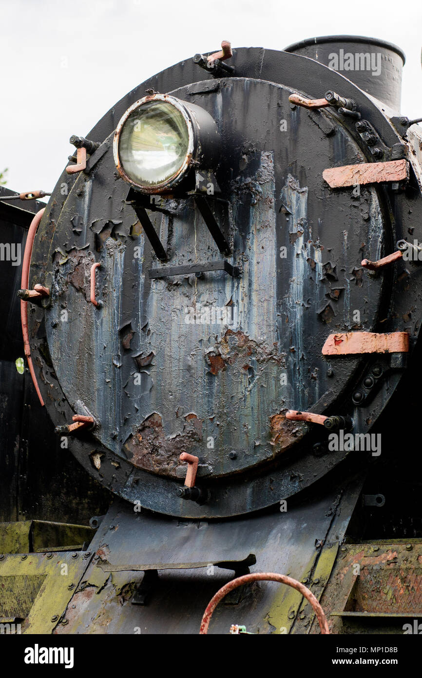 Old lighting. The lamp used to illuminate the road through