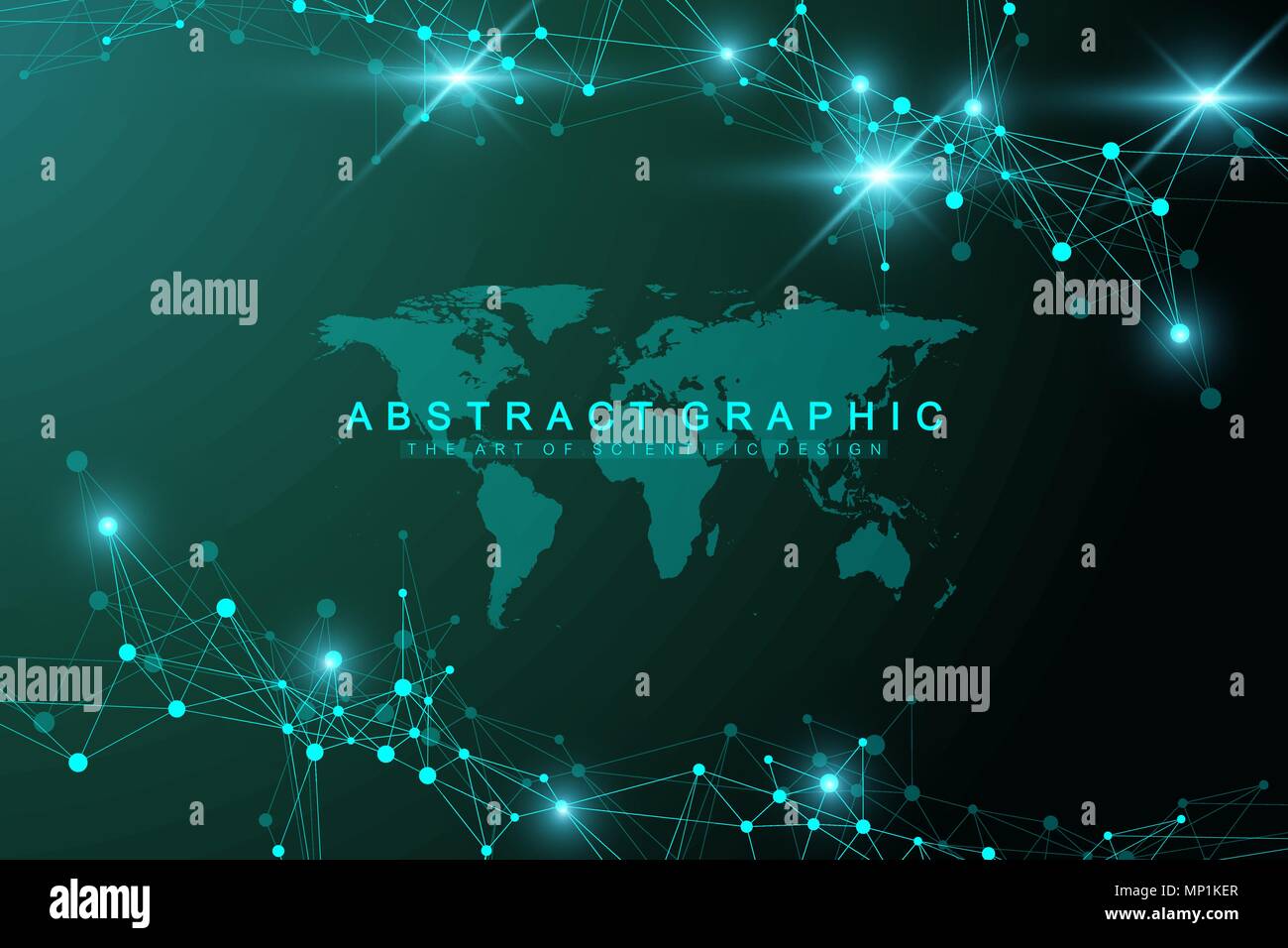 High Tech Map Wallpaper