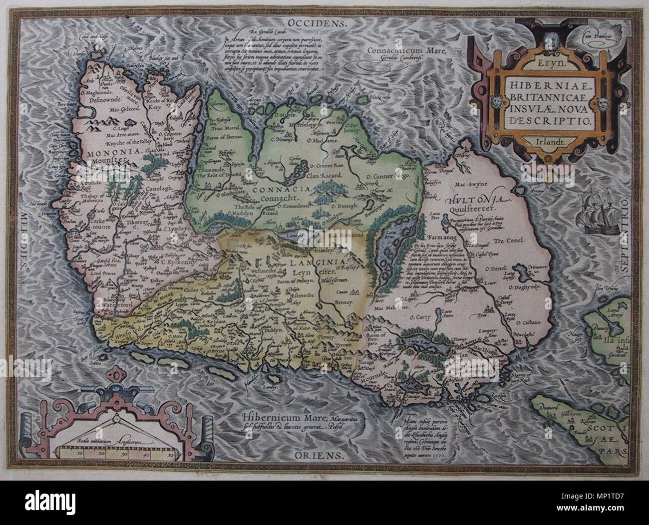 ortelius map of ireland ortelius map of ireland