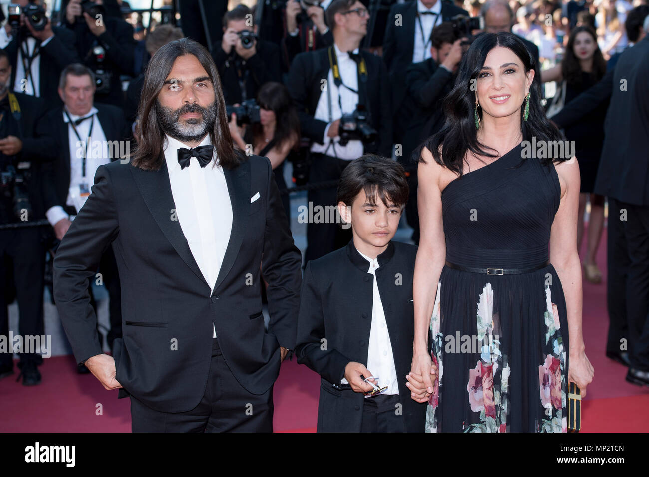 CANNES, FRANCE - MAY 19: Nadine Labaki, Khaled Mouzanar and Zain al