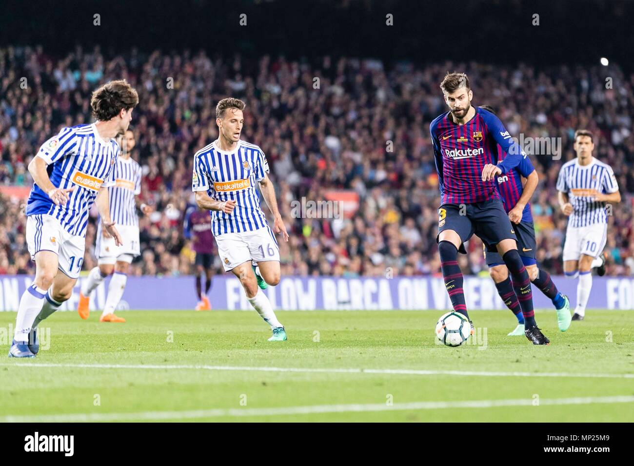 Barcelona, 20th May: Gerard Pique of FC Barcelona Stock Photo - Alamy