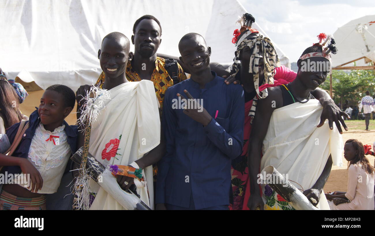 Juba, South Sudan. 20th May, 2018. As South Sudan peace negotiations take place in Addis Abeba, a peace-promoting festival (Hagana, 'It's Ours') is attended by thousands of people in South Sudan's capital Juba. Credit: Ragnhild Gylver/Alamy Live News. Stock Photo