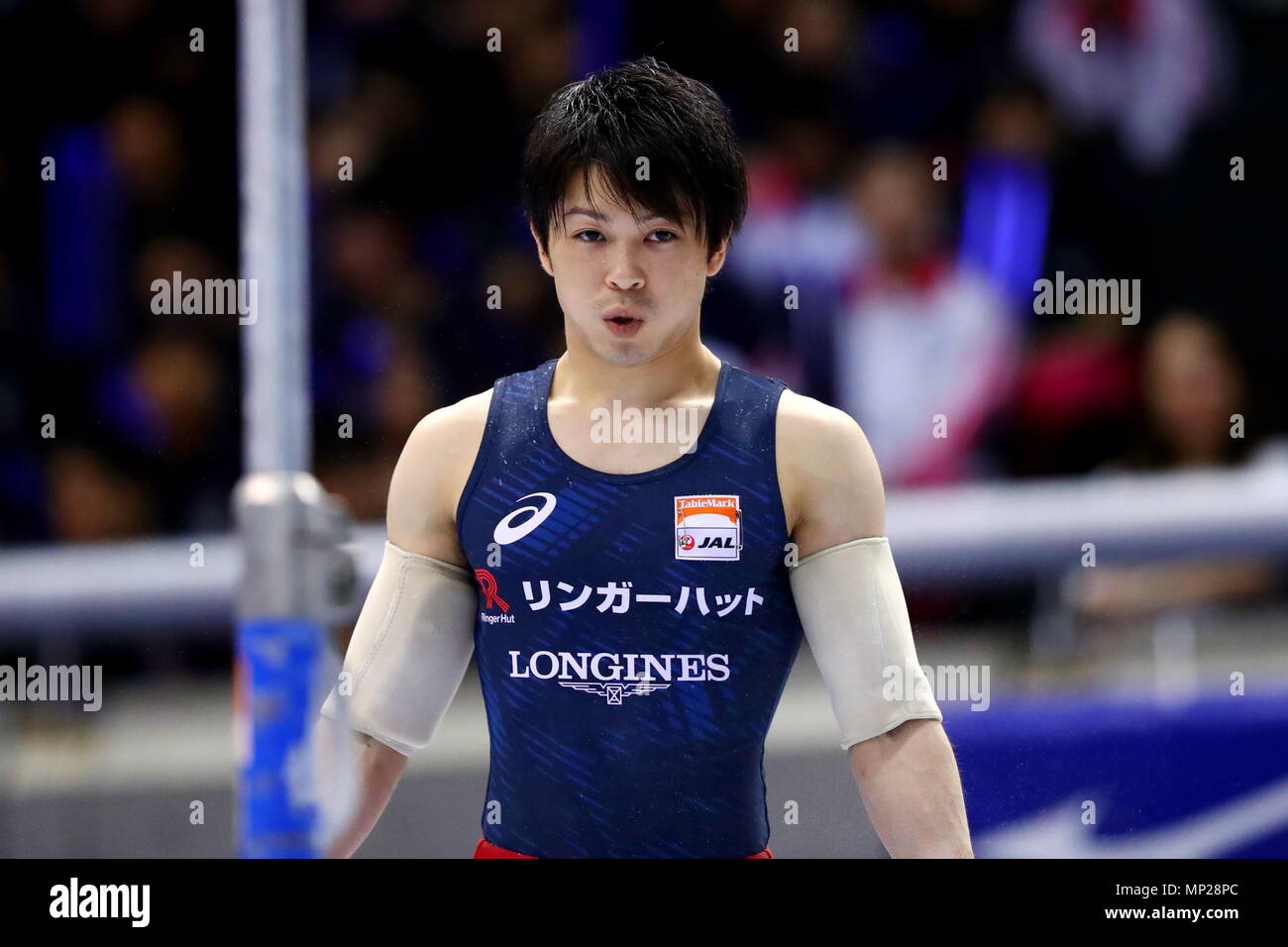 Kohei Uchimura May 18 Artistic Gymnastics The 57th Nhk Cup Men S Individual All Around Parallel Bars At Tokyo Metropolitan Gymnasium Tokyo Japan Photo By Naoki Nishimura Aflo Sport Stock Photo Alamy