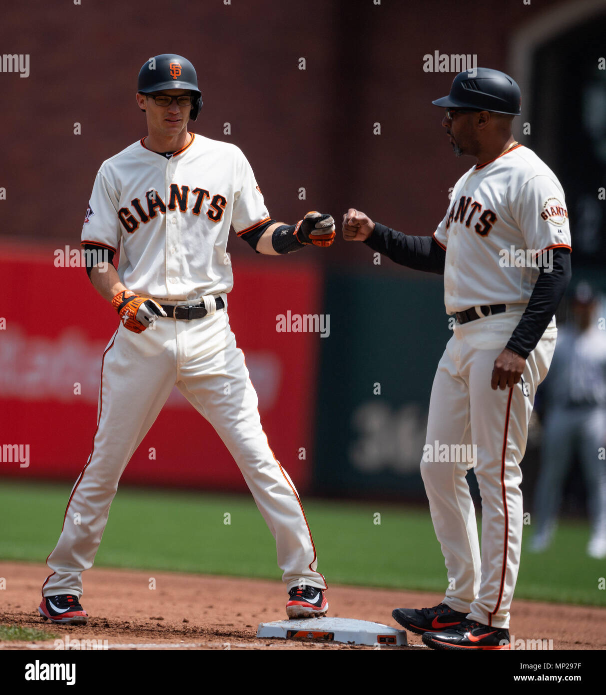 San francisco giants first base coach jose alguacil 17 hires stock