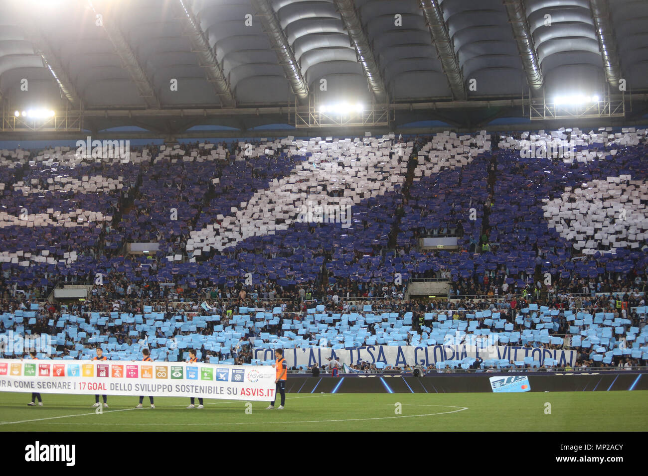 05 18 Stadio Olimpico Rome Italy Serie A Ss Lazio Vs Fc Inter Choreography Of Lazio Fans Before The Serie A Football Match Ss Lazio Vs Fc Inter At Stadio Olimpico In Rome Stock 05 18 Stadio Olimpico Rome Italy Serie A Ss Lazio Vs Fc Inter Choreography Of Lazio Fans Before The Serie A Football Match Ss Lazio Vs Fc Inter At Stadio Olimpico In Rome Stock