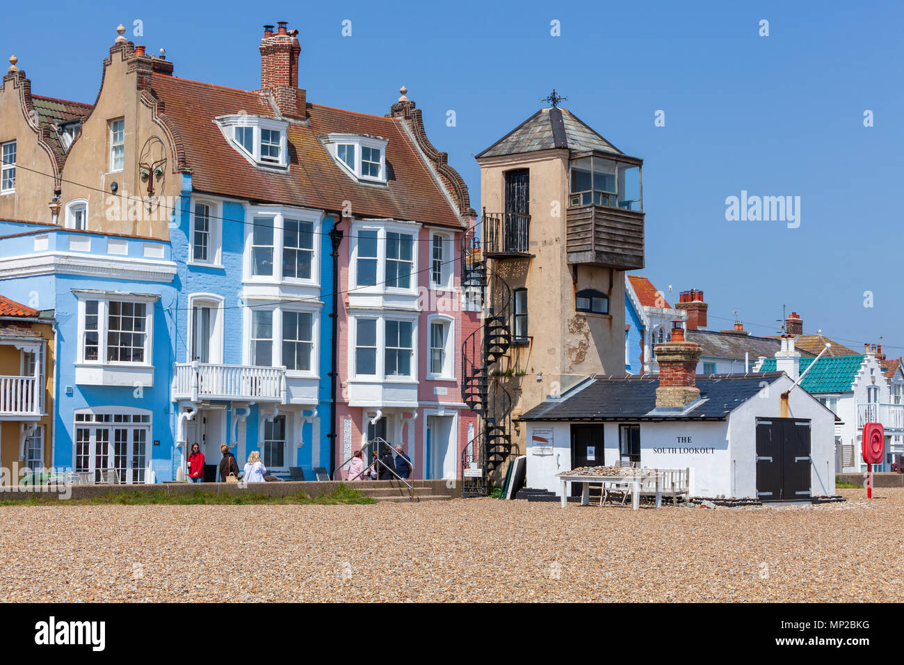 the south lookout aldebugh suffolk Stock Photo - Alamy