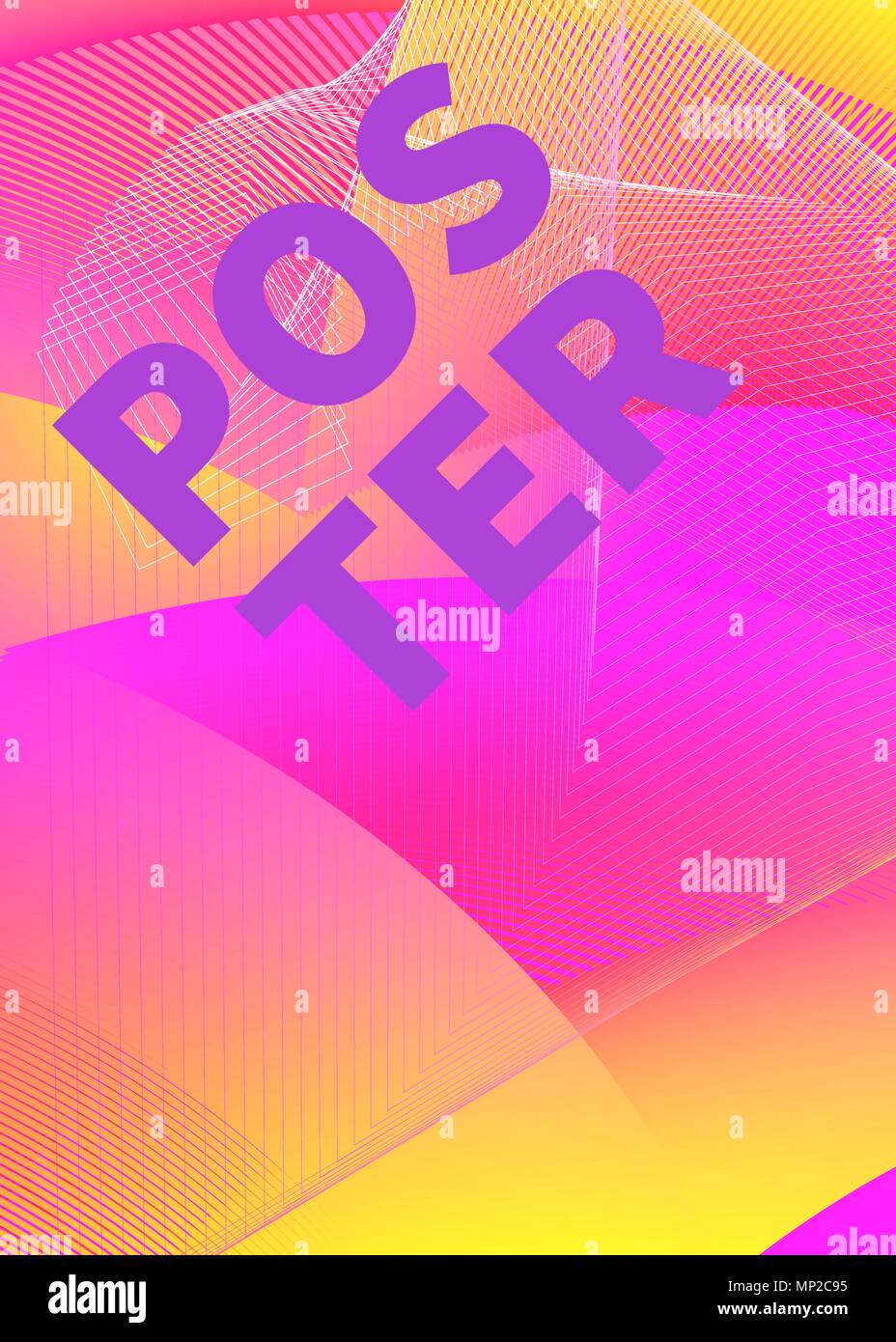 banner with lines Stock Vector