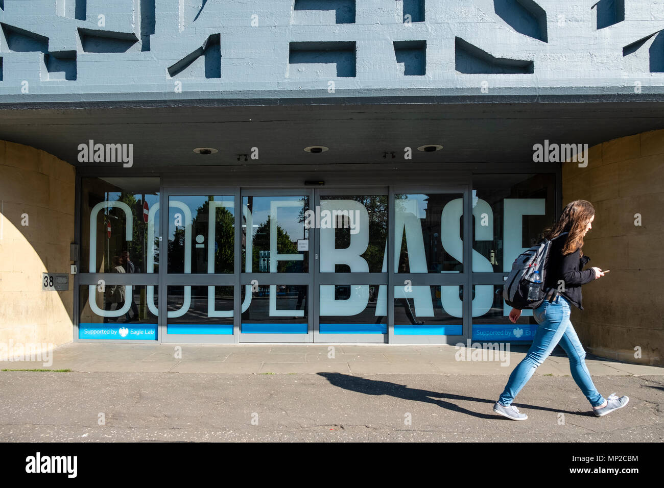 Exterior of technology incubator Codebase offices in Edinburgh, Scotland, UK. CodeBase is the UKÕs largest startup incubator, home to more than 100 of Stock Photo