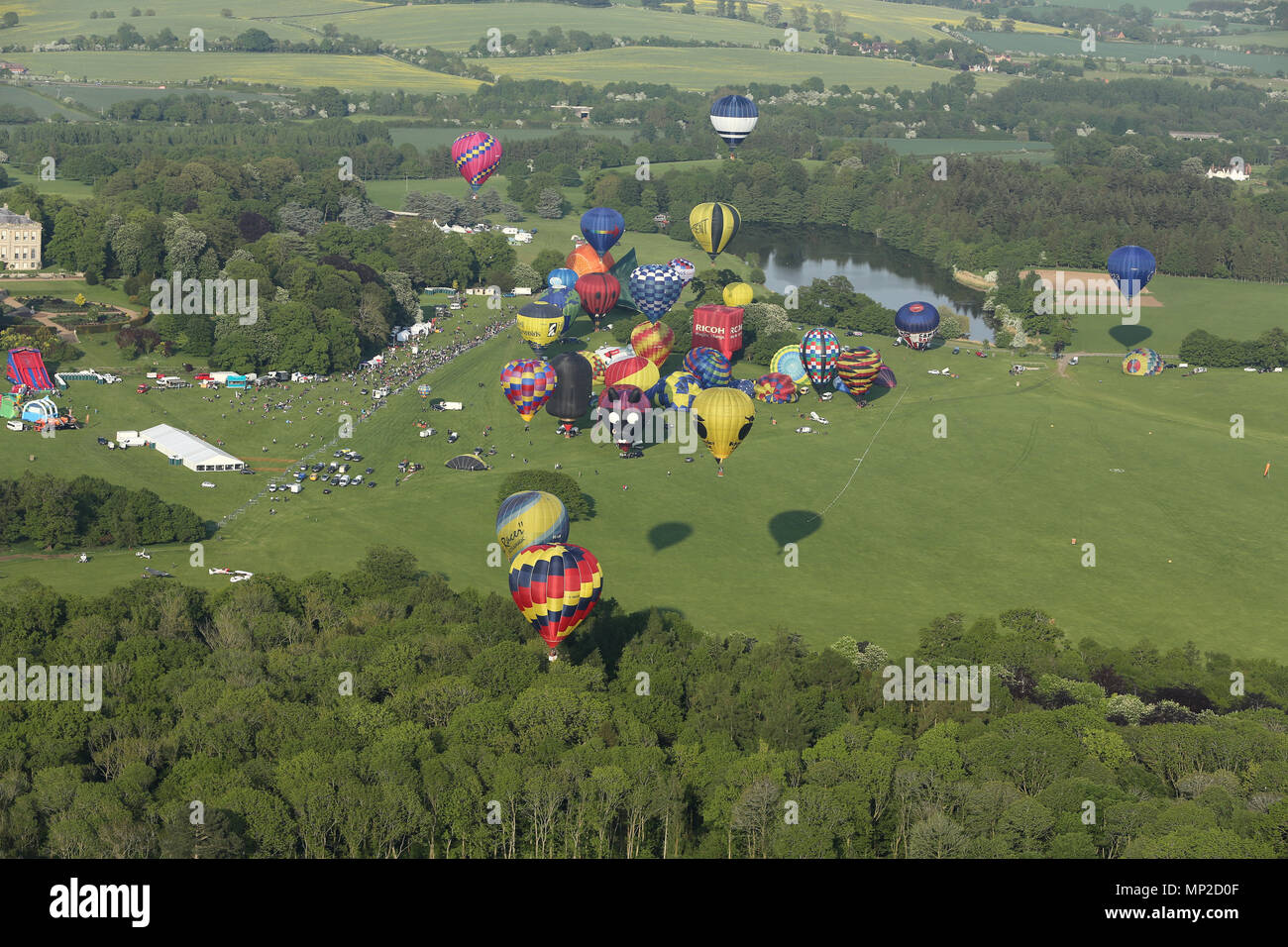 Ragley hall aerial hires stock photography and images Alamy