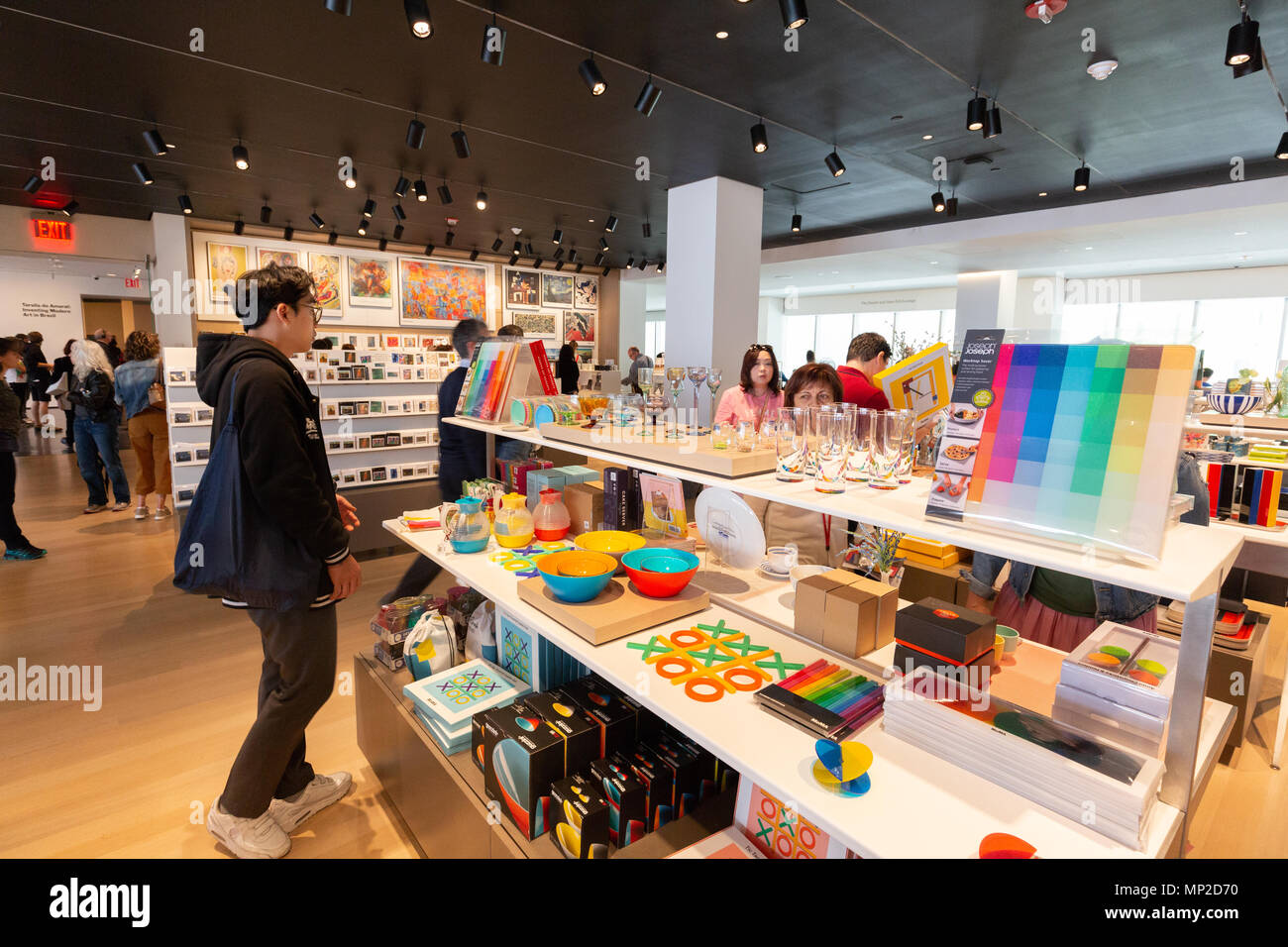 MoMA gift shop, Museum of Modern Art, New York city USA Stock Photo - Alamy