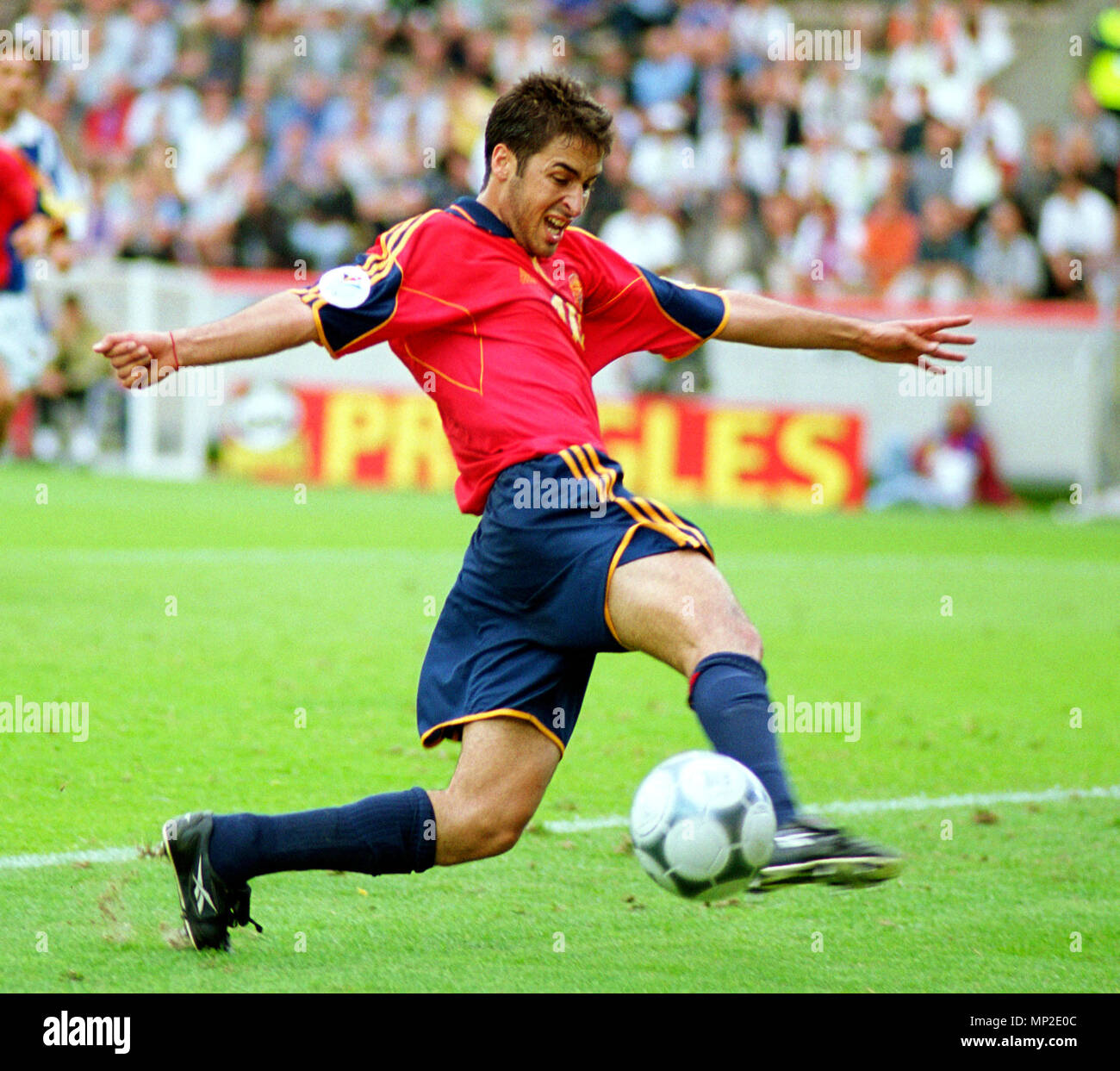 Maillot Espagne Euro 2000 - Raul - Fabrication Roumanie