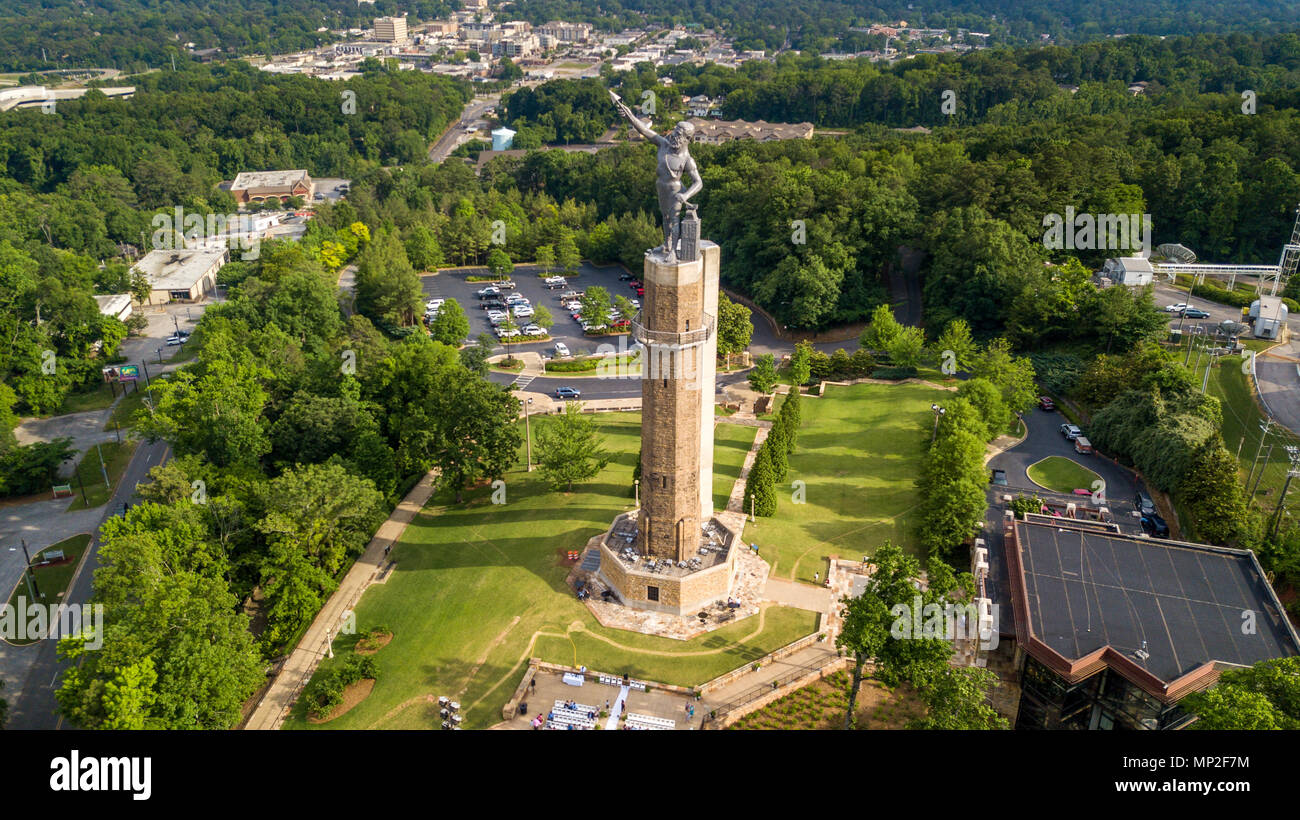 The Vulcan Statue, Vulcan Park, Birmingham, Alabama, USA Stock Photo