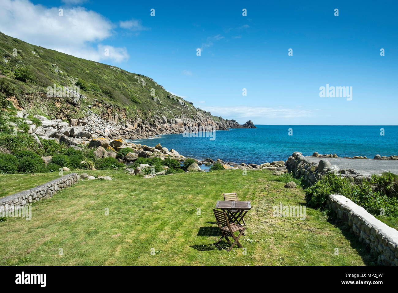 Lamorna Cove in Cornwall Stock Photo - Alamy