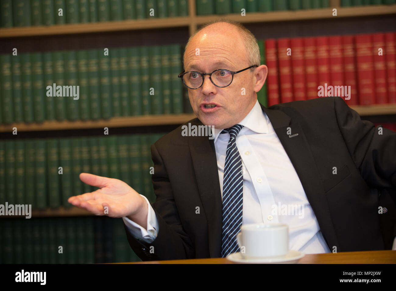 Barra McGrory, a solicitor and barrister from Northern Ireland. From 2011 to 2017 he served as the Director of Public Prosecutions for Northern Irelan Stock Photo