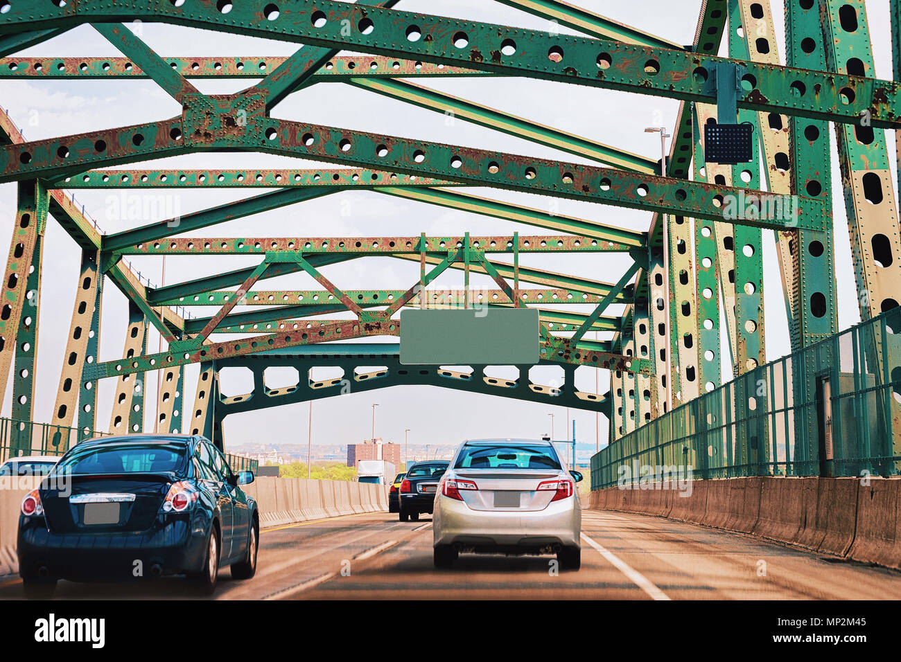 Newark bridge in New Jersey, America Stock Photo - Alamy