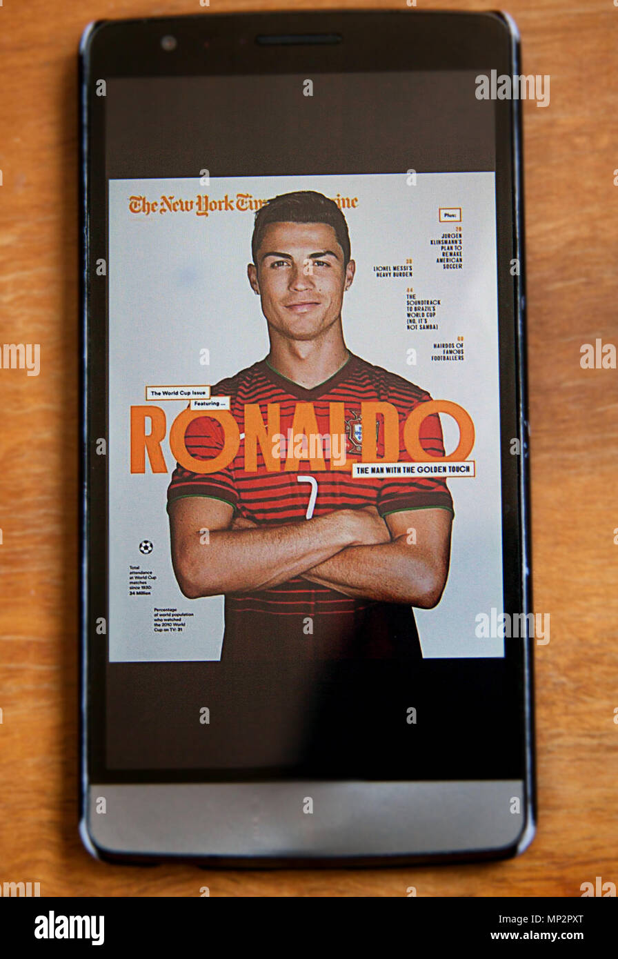 new york times cristiano ronaldo