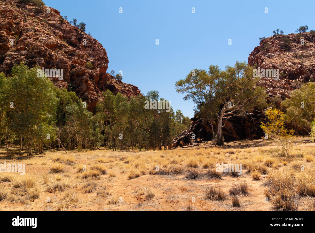 Emily Gap Nature Park in East MacDonnell Ranges near Alice Springs, Northern Territories