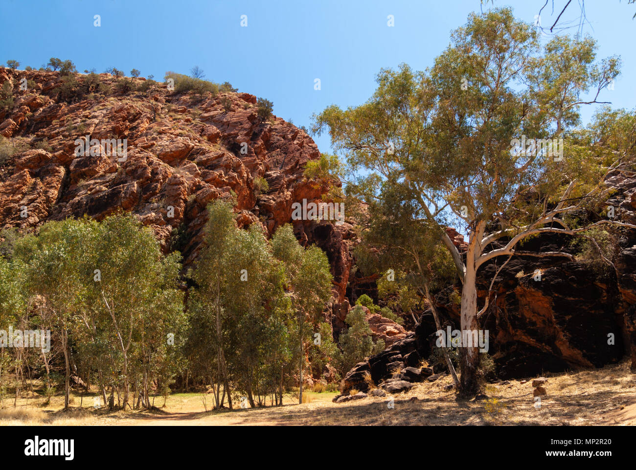 Emily Gap Nature Park in East MacDonnell Ranges near Alice Springs, Northern Territories