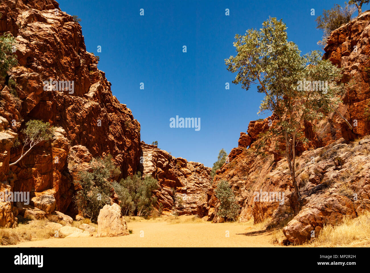 Emily Gap Nature Park in East MacDonnell Ranges near Alice Springs, Northern Territories