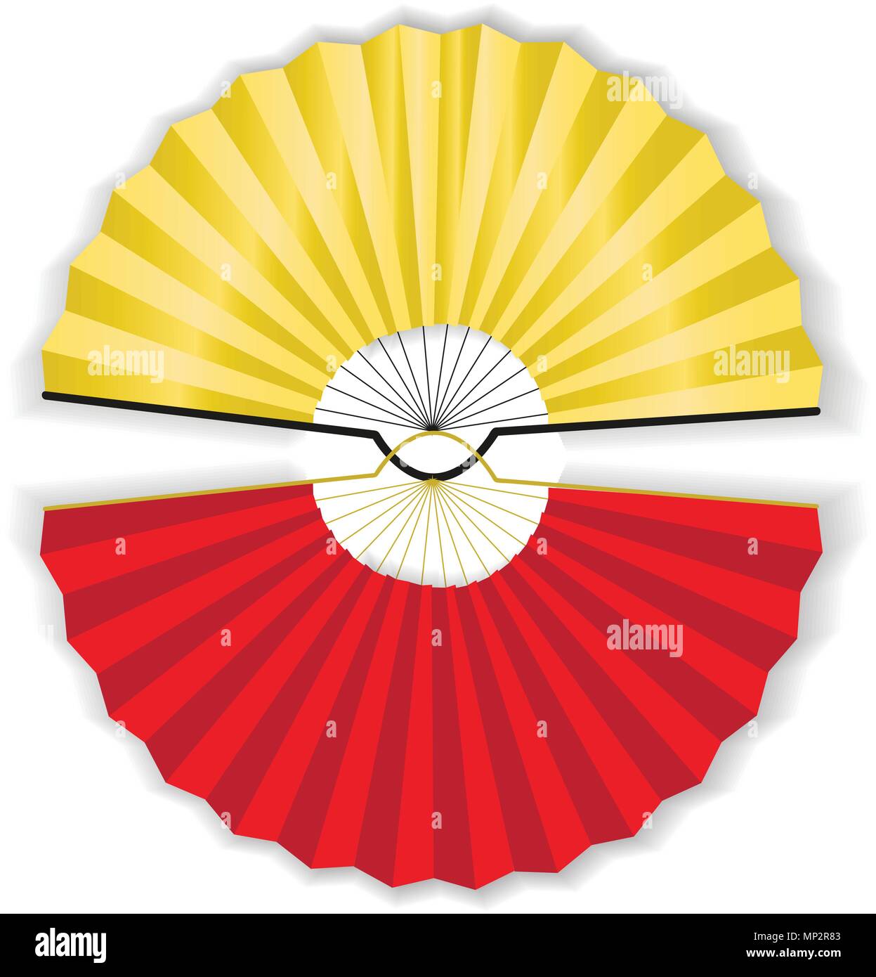 Traditional chinese fan Stock Vector Images - Alamy