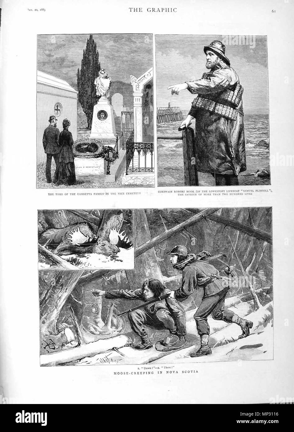 . The Graphic 1883, p. 61 . 20 January 1883. Unknown 1174 The Graphic 1883, p. 61 Stock Photo