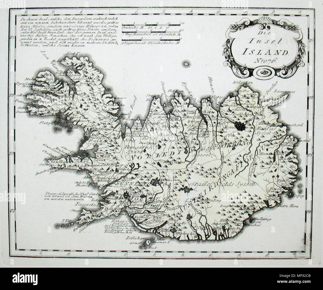 Map of iceland 1791 hires stock photography and images Alamy
