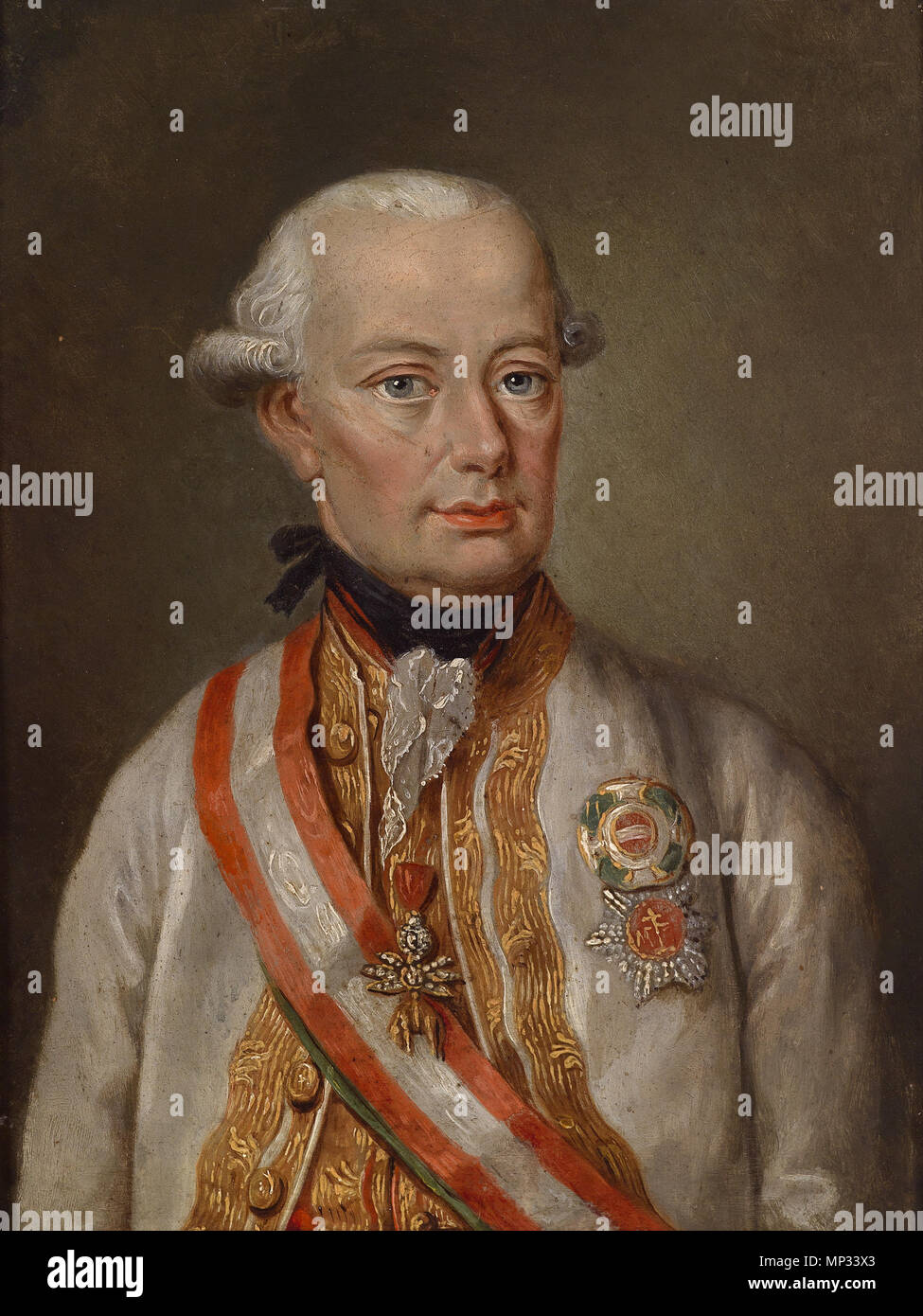 English: Portrait of Holy Roman emperor Leopold II (1747-1792) in the ...