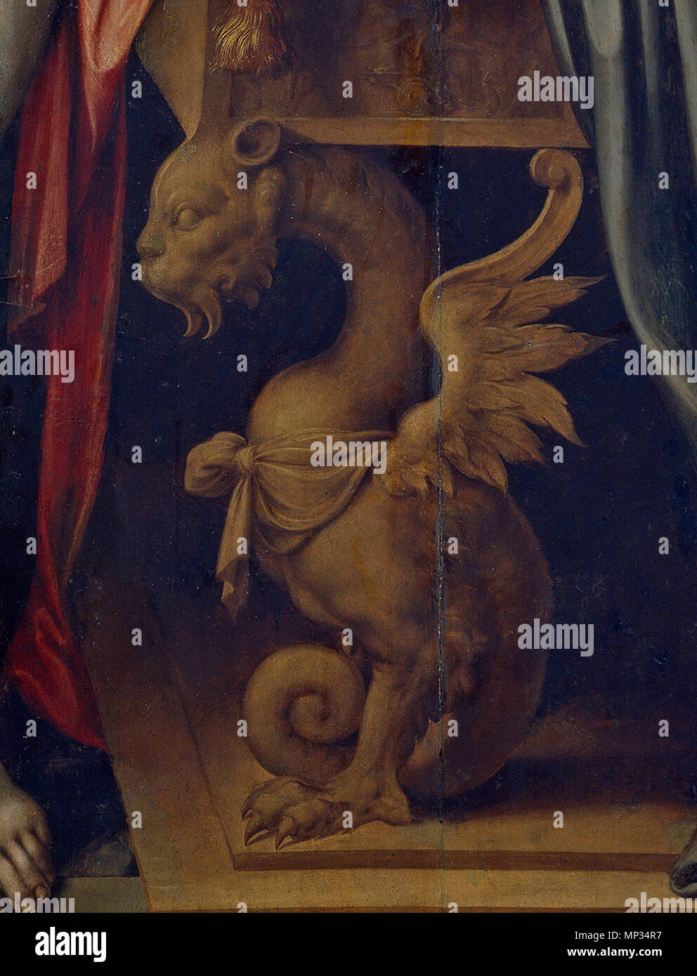 Charity . detail . from 1550 until 1560.   1110 Vincent Sellaer - Caritas (cropped) Stock Photo