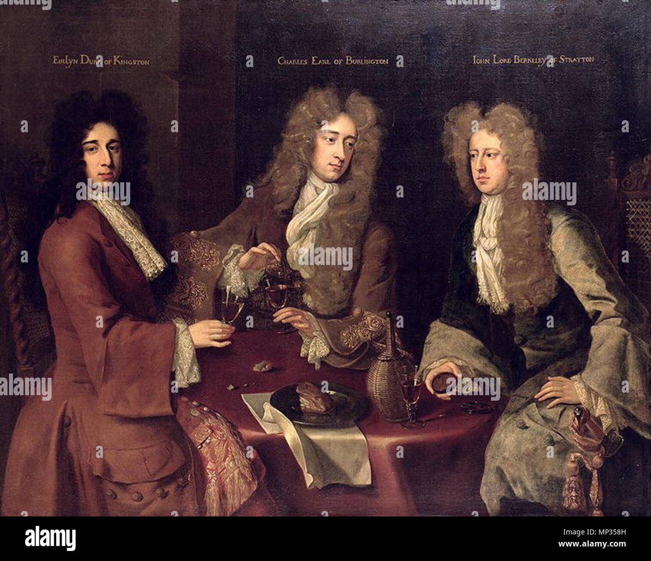3 Lords  1700s.   818 Lords 3 Stock Photo