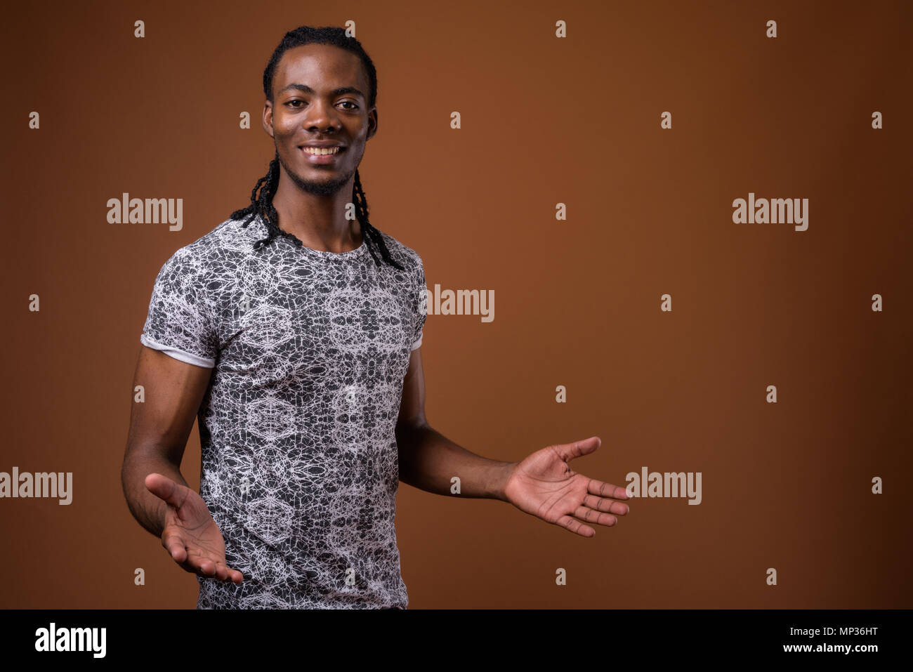 Clueless young african american man hi-res stock photography and images ...