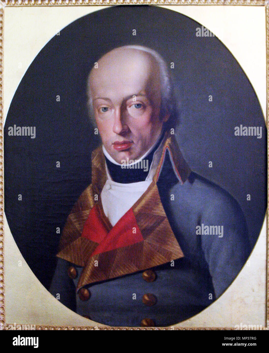 English: Portrait of Archduke Charles, Duke of Teschen (1771-1847) Deutsch:  Gemälde von Karl von Österreich-Teschen first half of 19th century. 1076  RSLB Ahnen1 Erzherzog Karl von Oesterreich Stock Photo - Alamy