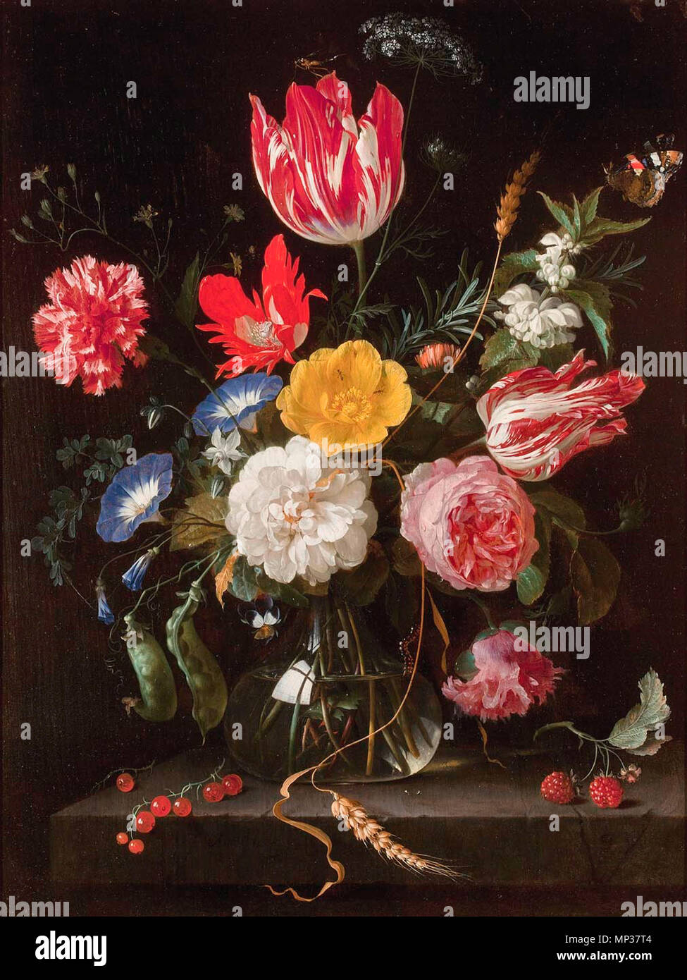 Jan Davidsz. de Heem (Utrecht 16061683/84 Antwerp)Glass Vase with