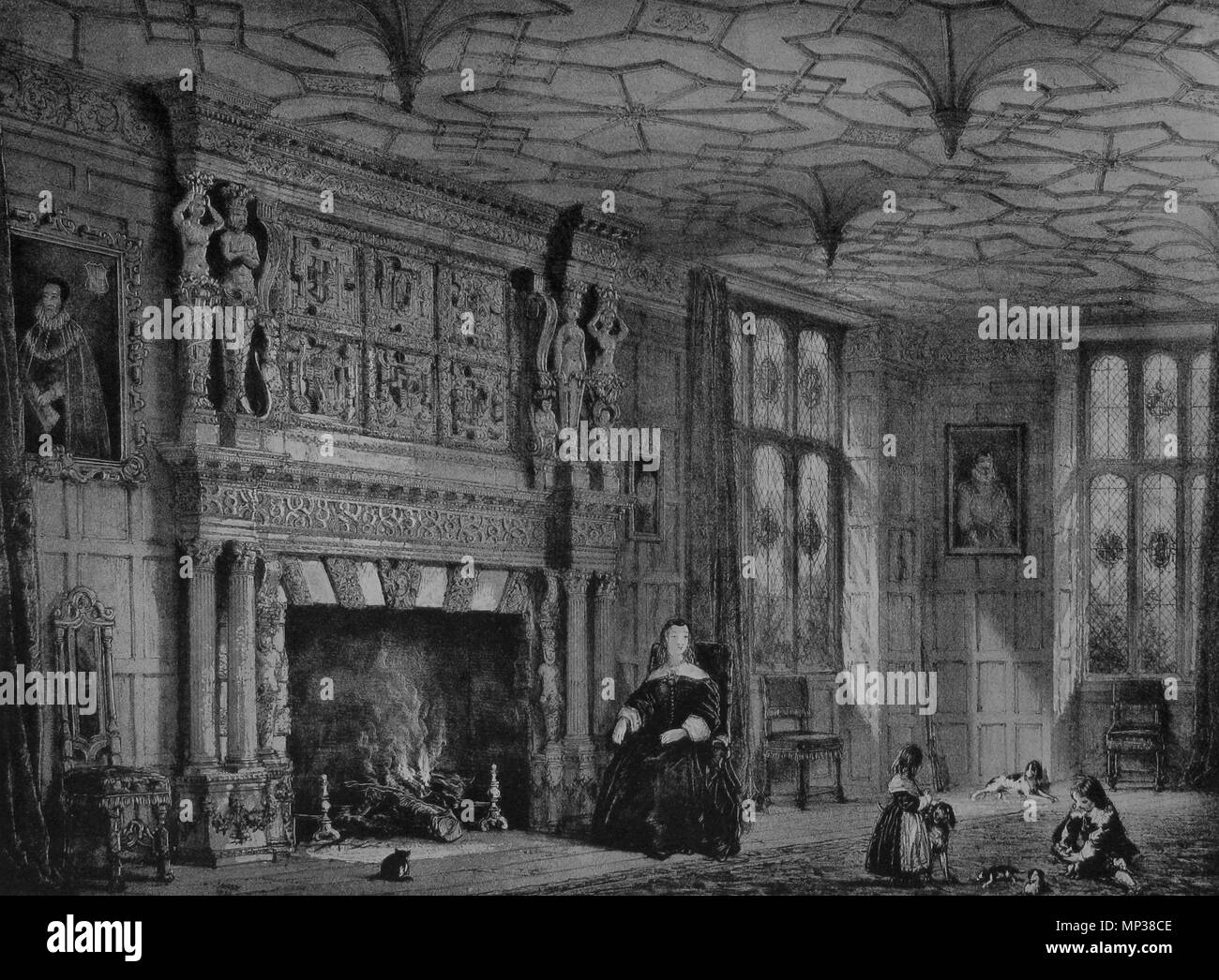 . English: Loseley, near Guildford, Surrey: The Drawing Room . 1839.   Joseph Nash  (1809–1878)    Alternative names Joseph Nash the Elder; Joseph, the elder Nash; Joseph, I Nash; Joseph I Nash; joseph nash  Description British architectural painter and lithographer  Date of birth/death 17 December 1809 19 December 1878  Location of birth/death Great Marlow, Buckinghamshire London  Authority control  : Q1707687 VIAF: 95775016 ISNI: 0000 0001 1690 4264 ULAN: 500015331 LCCN: no2002088311 NLA: 35974915 WorldCat 821 Loseley Drawing Room 1839 Stock Photo