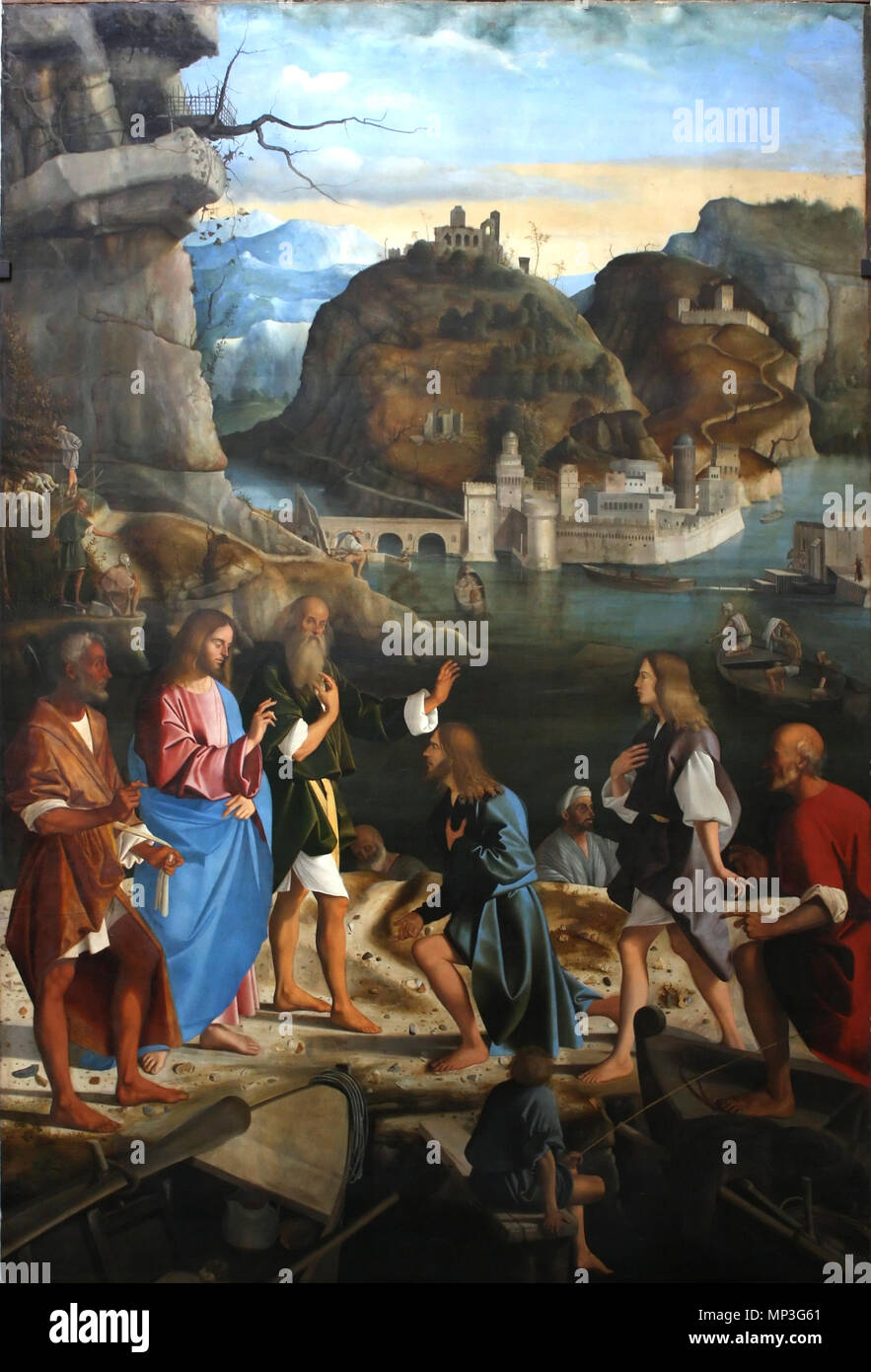 Call of the Sons of Zebedee   1510.   854 Marco Basaiti - Vocazione dei figli di Zebedeo Stock Photo