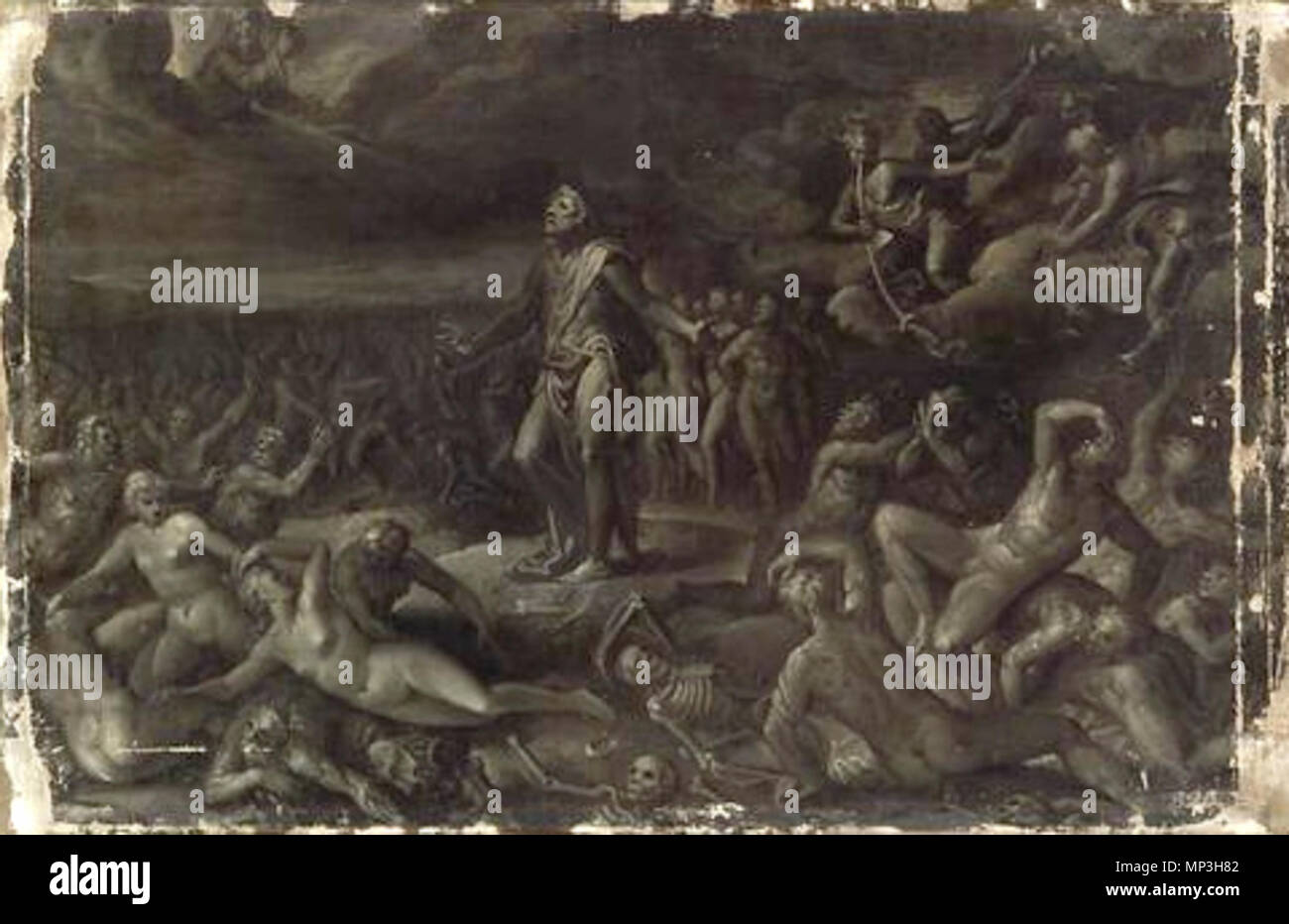 German: Vision des Ezechiels von der Auferstehung der Toten   circa 1600.   864 Marten de Vos 001 Stock Photo