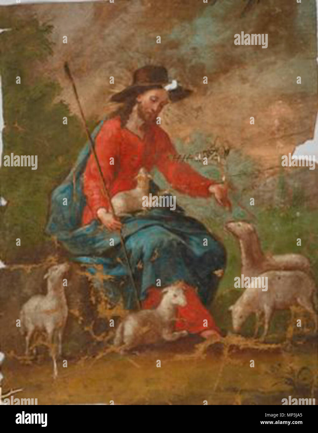 bander m XXX 002 Slovenščina: Kristus Dobri pastir late 18th century ...