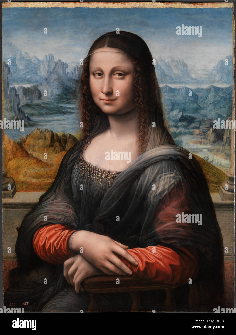 Mona Lisa Or The Joconde 1503 1516 784 La Gioconda Copia Del Museo Del Prado Restaurada Stock Photo Alamy