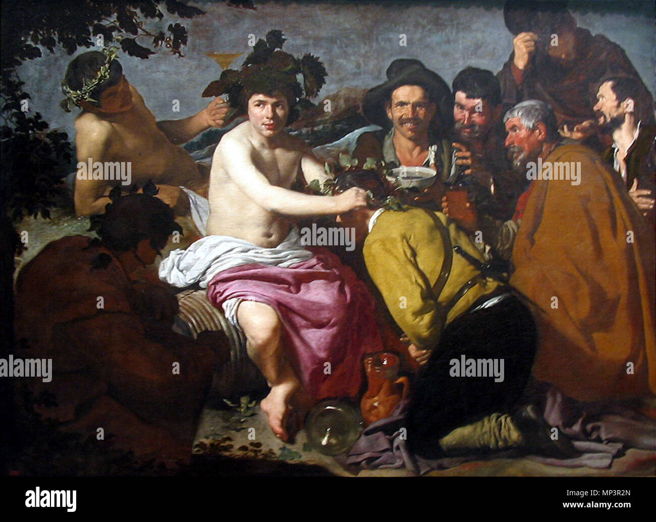 820 Los borrachos o el triunfo de Baco 1629 Velázquez Stock Photo