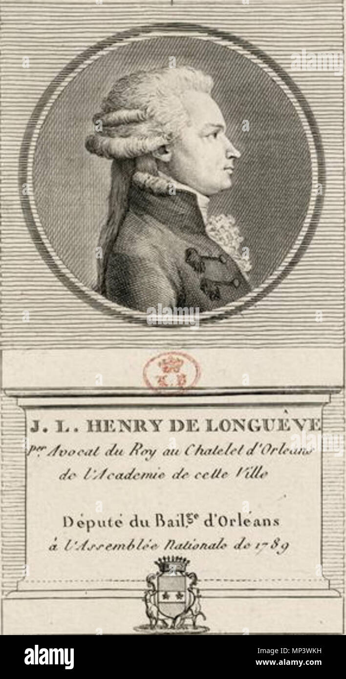 818 Dejabin Collection - Jean-Louis Henry de Longuève (1752-1841) Stock Photo