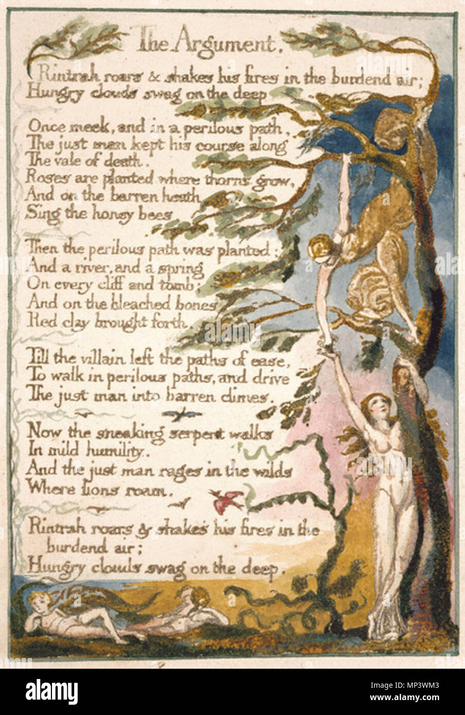 .  English: The Marriage of Heaven and Hell copy E 1794 Fitzwilliam Museum object 2 . 1794.    William Blake  (1757–1827)       Alternative names W. Blake; Uil'iam Bleik  Description British painter, poet, writer, theologian, collector and engraver  Date of birth/death 28 November 1757 12 August 1827  Location of birth/death Broadwick Street Charing Cross  Work location London  Authority control  : Q41513 VIAF: 54144439 ISNI: 0000 0001 2096 135X ULAN: 500012489 LCCN: n78095331 NLA: 35019221 WorldCat 1177 The Marriage of Heaven and Hell copy E 1794 Fitzwilliam Museum object 2 Stock Photo