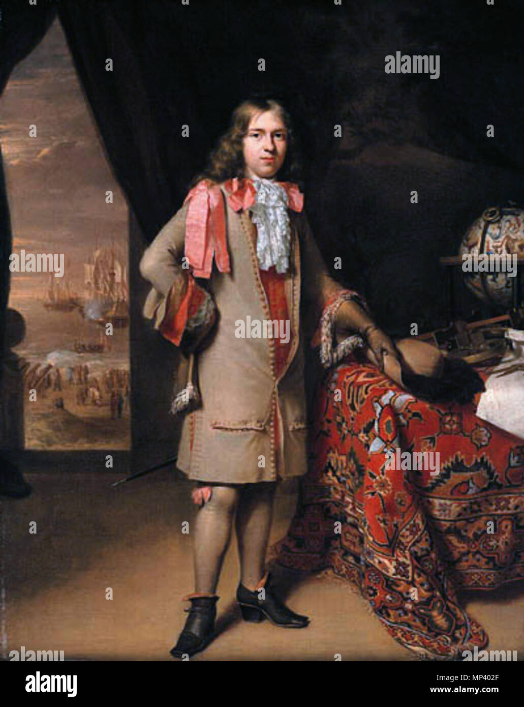 Navigator, said to be Willem de Vlamingh 62.6 x 50.2cm Portrait of