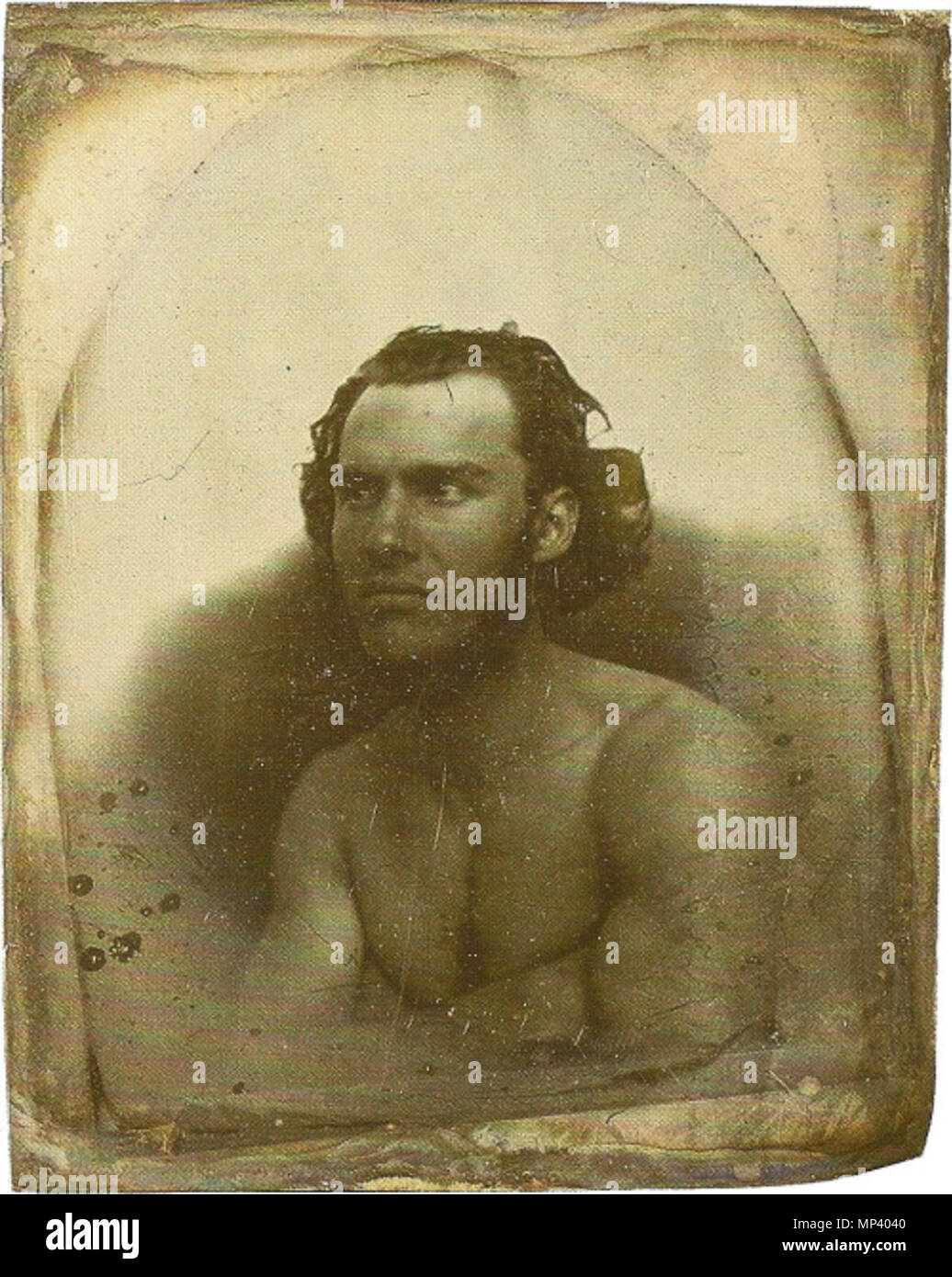. Français : Louis-Auguste Bisson, Le Canarien. 1840s. Louis-Auguste Bisson 824 Louis-Auguste Bisson Canarien Stock Photo