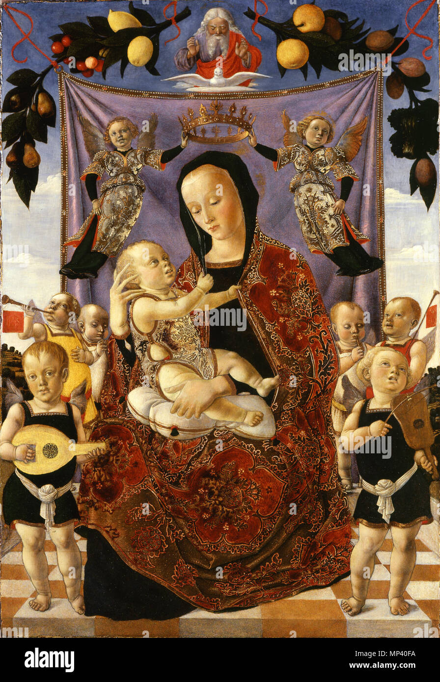 795 Lazzaro Bastiani - Madonna of Humility - WGA01492 Stock Photo