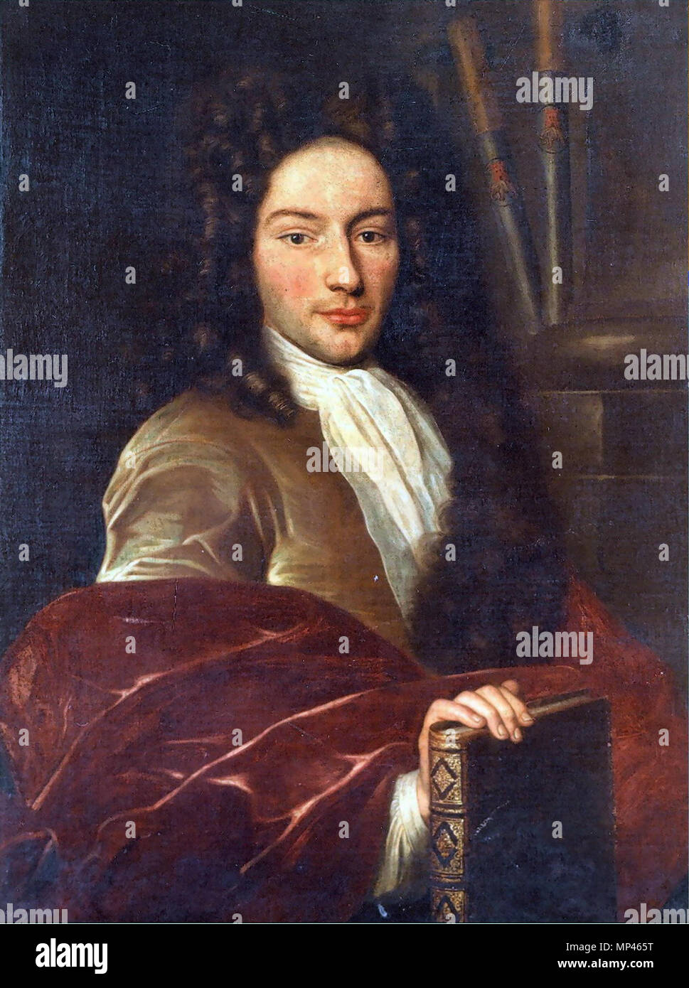 1010 Plumier, Edmond, Portret burgemeester Hubert du Château Stock