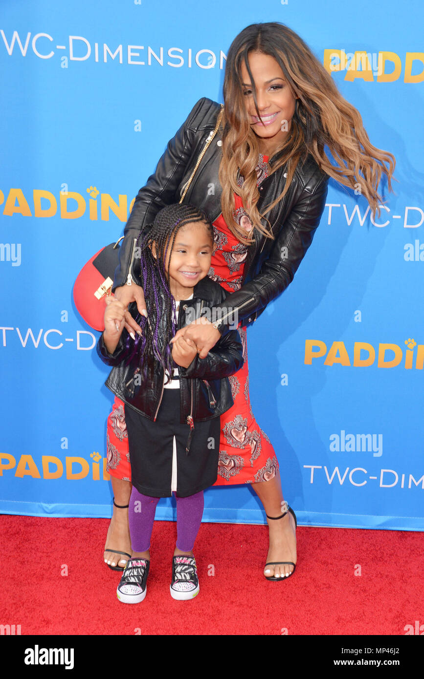 Christina Milian and kid at Paddington Premiere at the Chinese Theatre in Los Angeles. January 10, 2015.Christina Milian and kid ------------- Red Carpet Event, Vertical, USA, Film Industry, Celebrities,  Photography, Bestof, Arts Culture and Entertainment, Topix Celebrities fashion /  Vertical, Best of, Event in Hollywood Life - California,  Red Carpet and backstage, USA, Film Industry, Celebrities,  movie celebrities, TV celebrities, Music celebrities, Photography, Bestof, Arts Culture and Entertainment,  Topix, vertical,  family from from the year , 2015, inquiry tsuni@Gamma-USA.com Husband Stock Photo