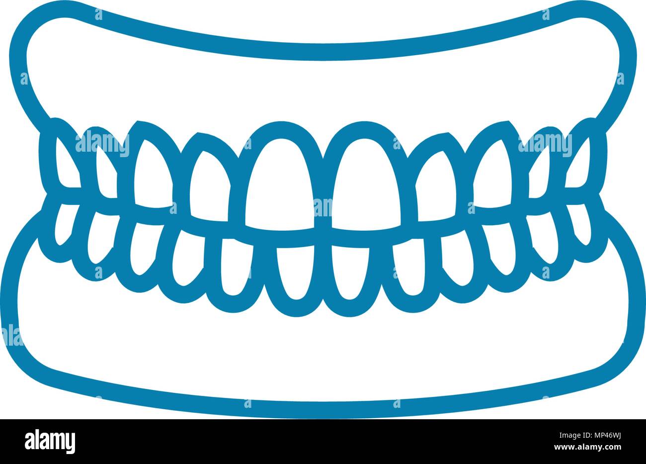 Occlusion linear icon concept. Occlusion line vector sign, symbol