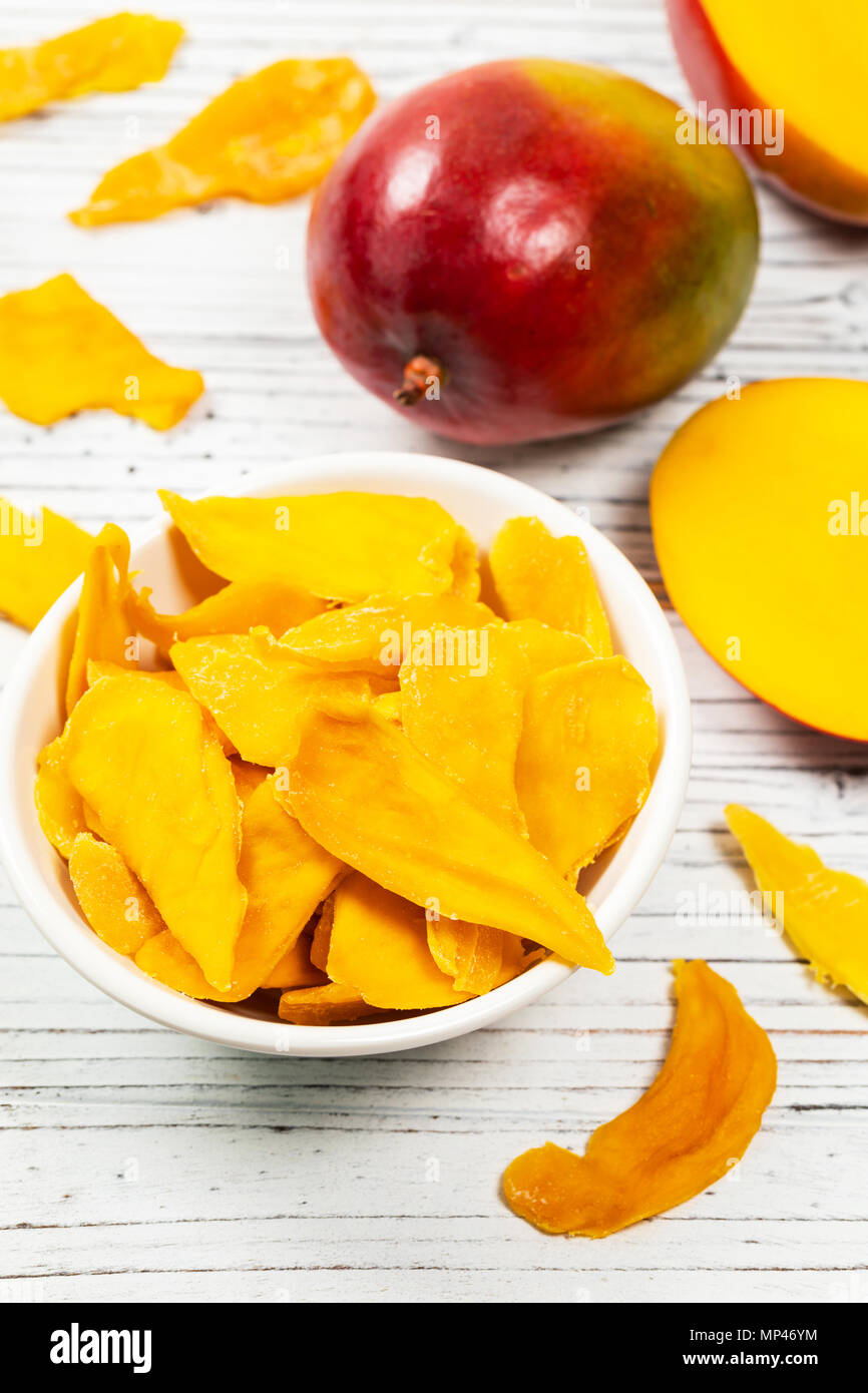 Dried Mango Fruit Stock Photo Alamy
