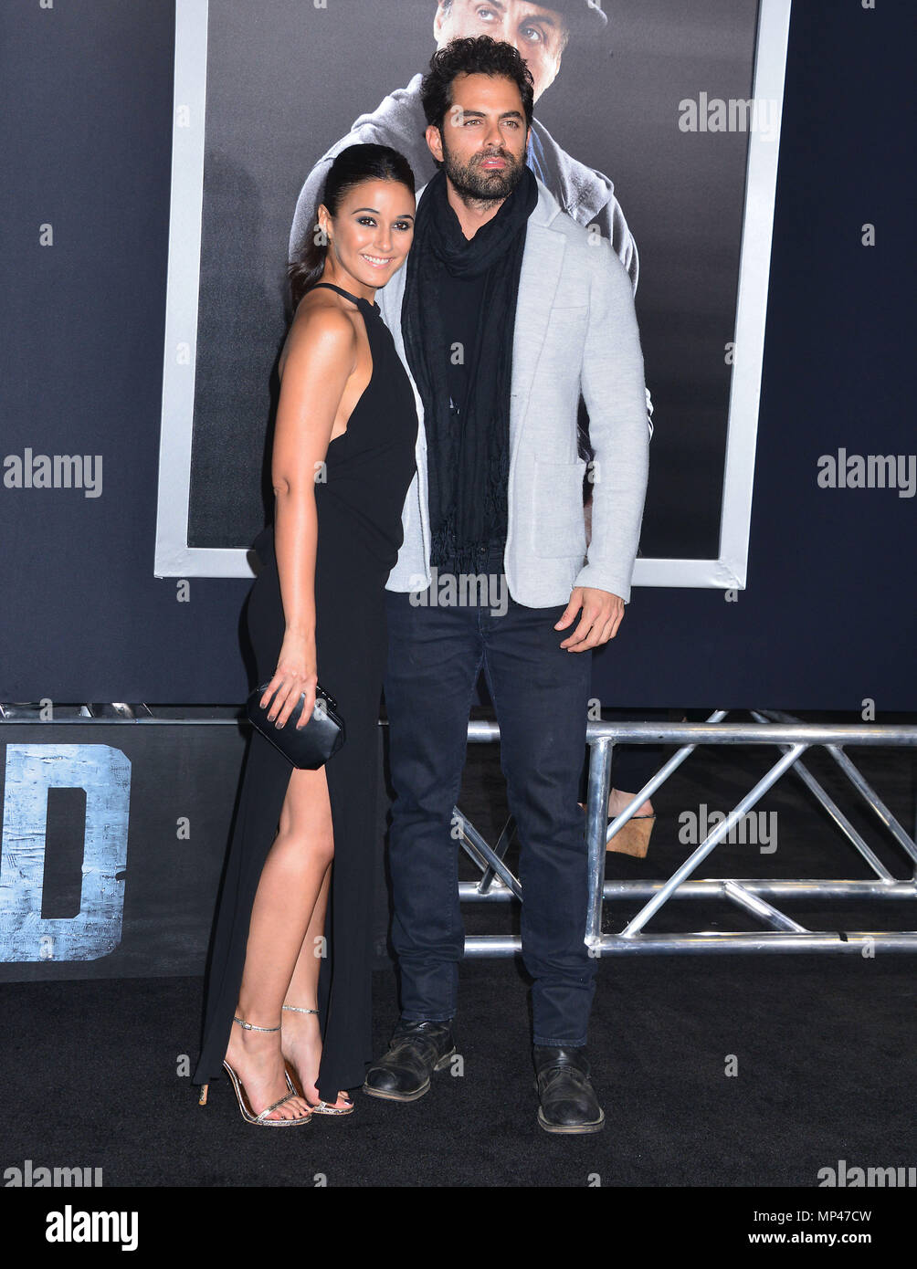 Emmanuelle Chriqui, Adrian Bellani 172 at The Creed Premiere at the